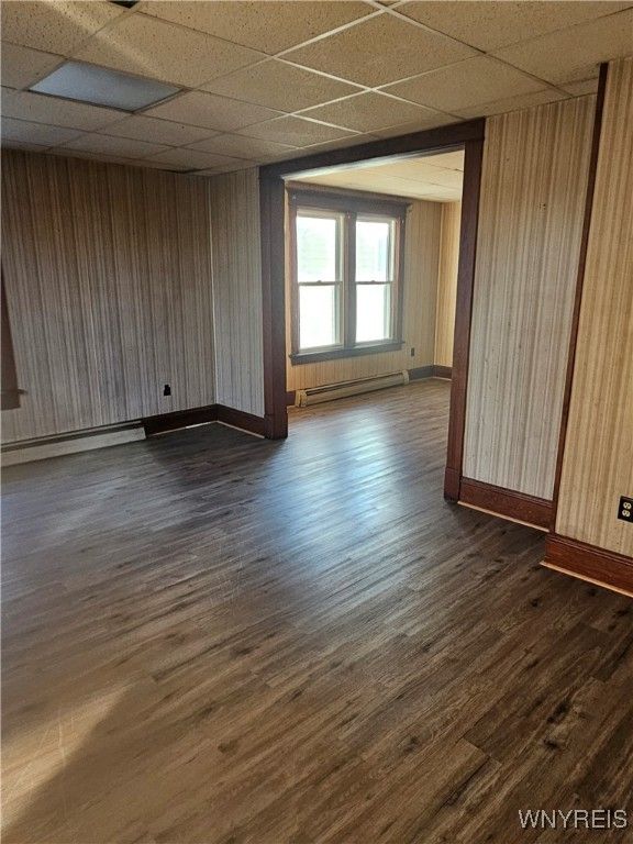 Empty room, Interior, Wood Texture Flooring
