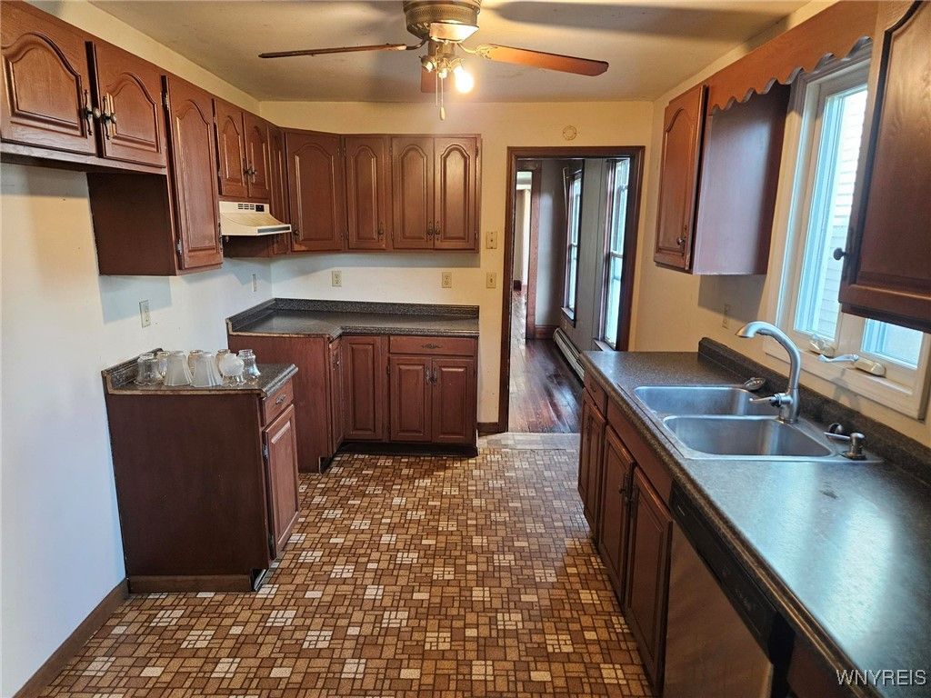 Interior, Kitchen, Wood Texture Flooring