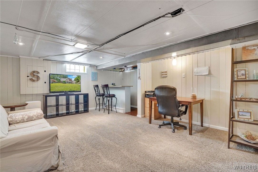 Home Office, Interior, Recessed Lighting