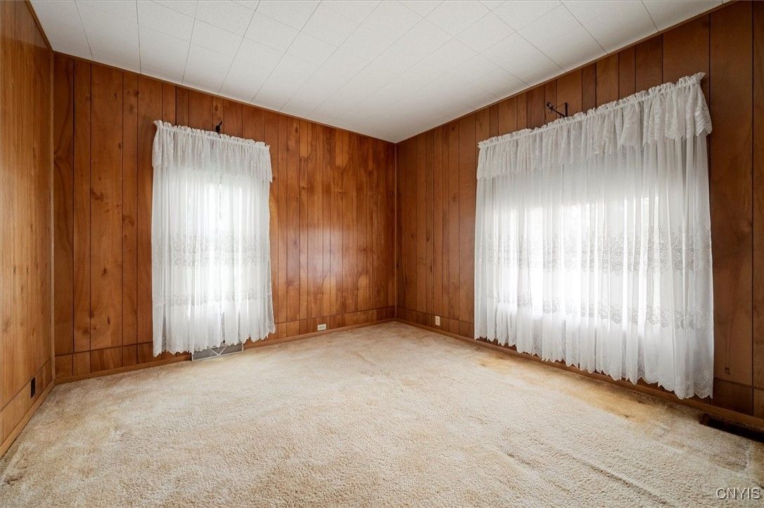 Empty room, Interior, Wooden Walls
