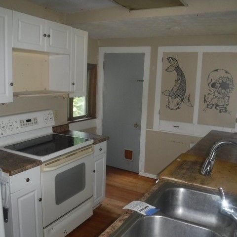 Interior, Kitchen, Wood Texture Flooring