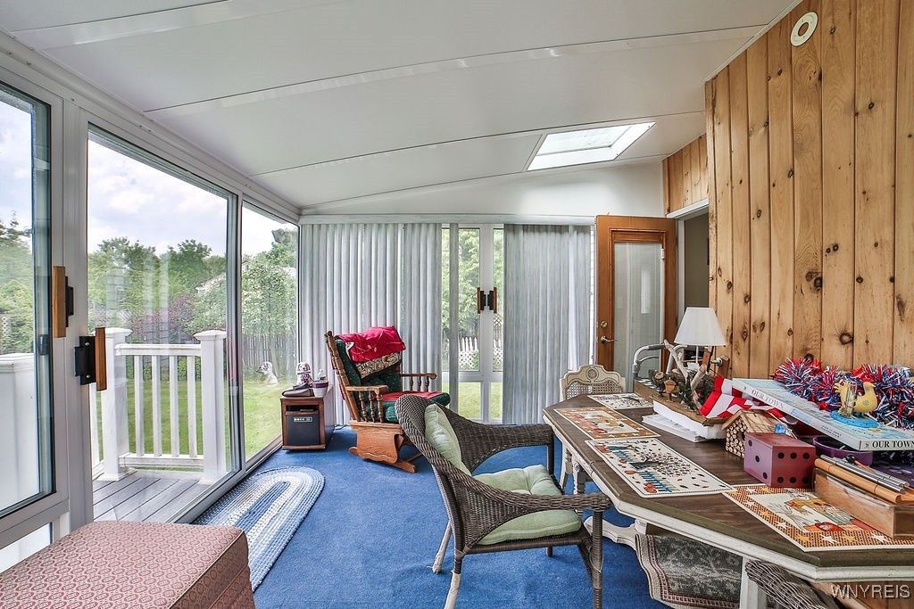 Interior, Sun Room, Wooden Walls