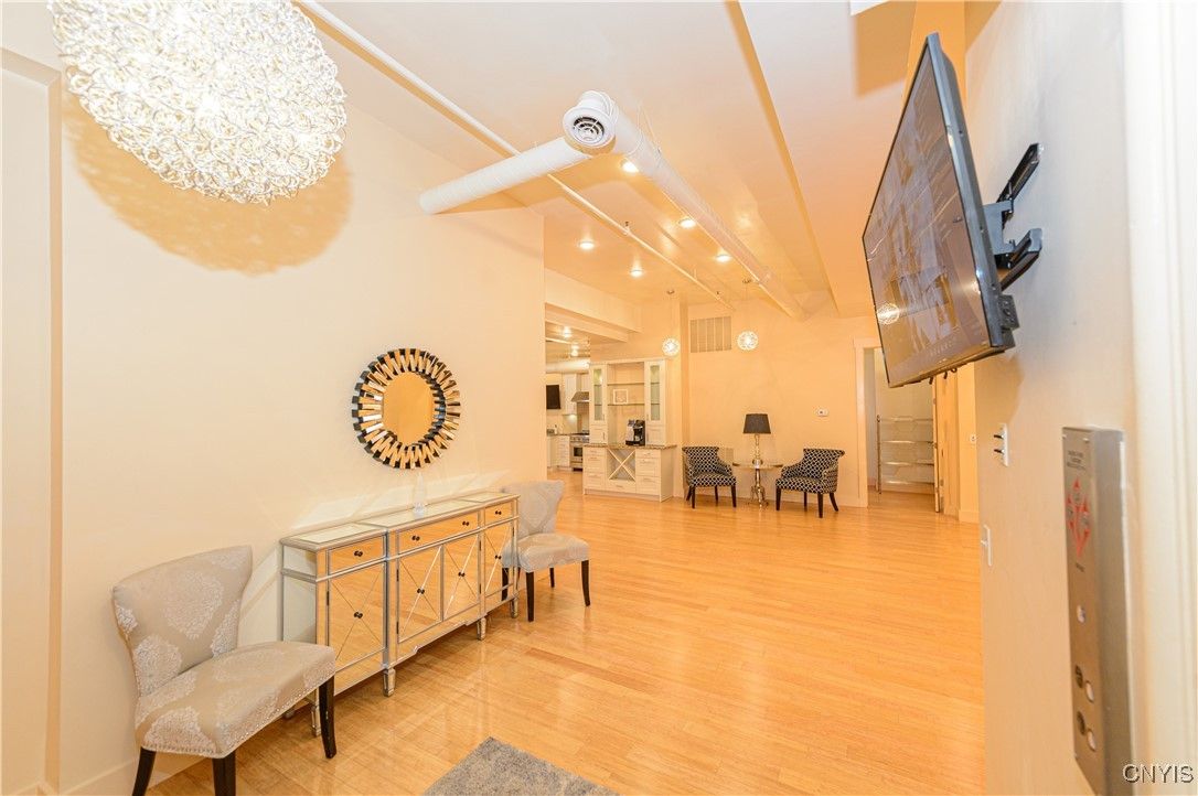 Chandelier, Interior, Recessed Lighting, Wood Texture Flooring