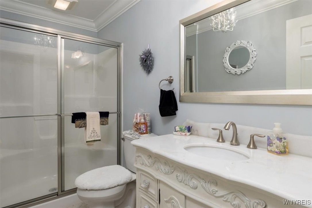 Bathroom, Glass Shower, Interior