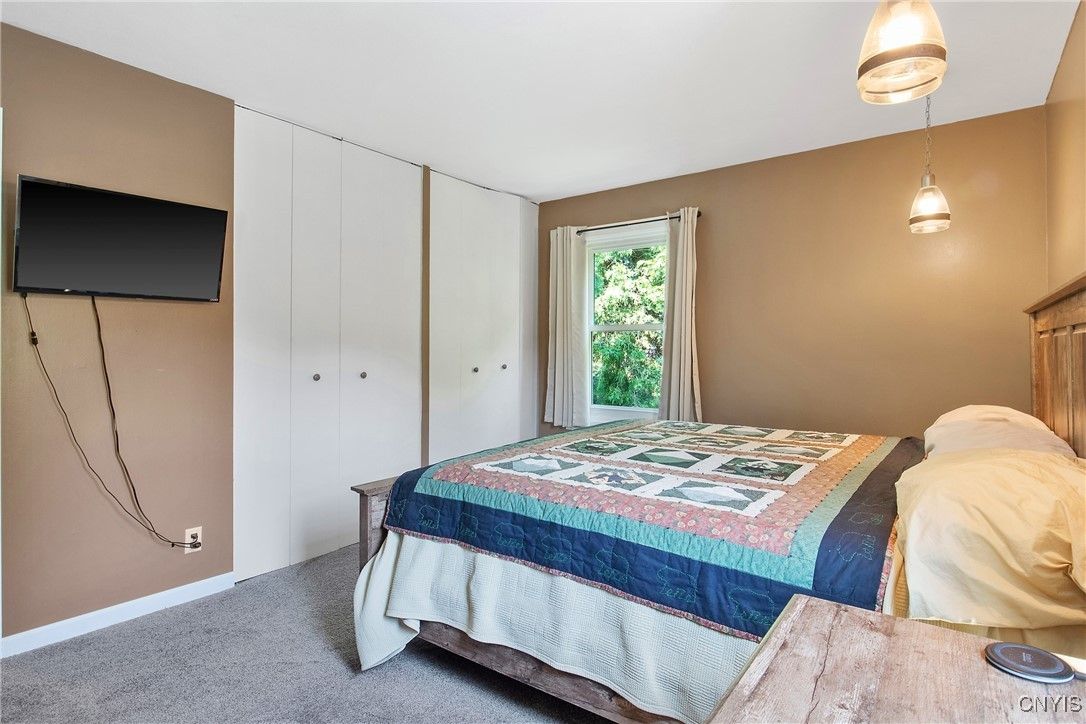 Bedroom, Interior, Pendant Lights