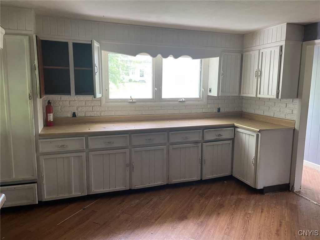 Interior, Kitchen, Wood Texture Flooring