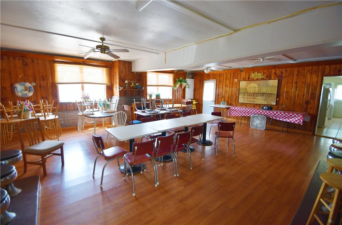 Dining room, Interior, Wood Texture Flooring, Wooden Walls