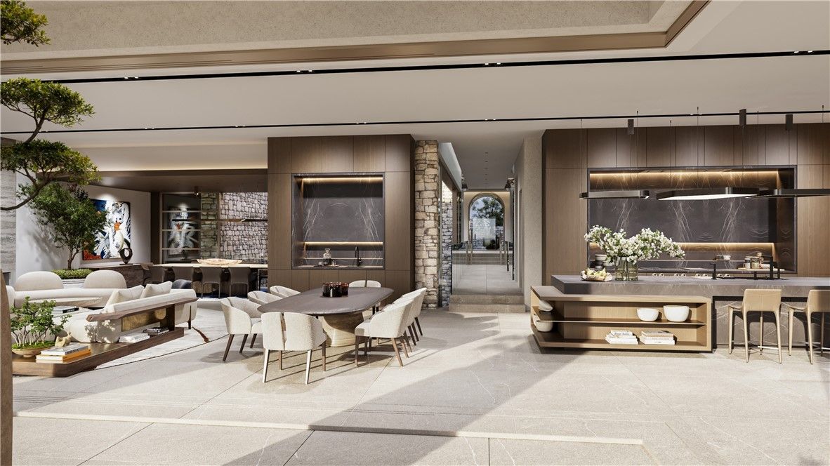 Dining room, Fireplace, Interior, Living room