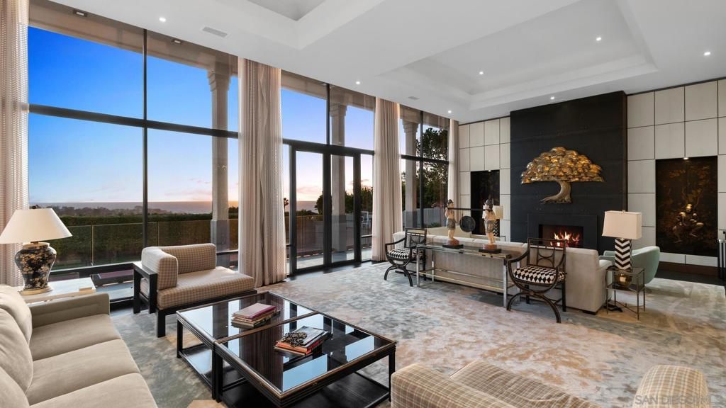 Fireplace, Interior, Living room, Recessed Lighting