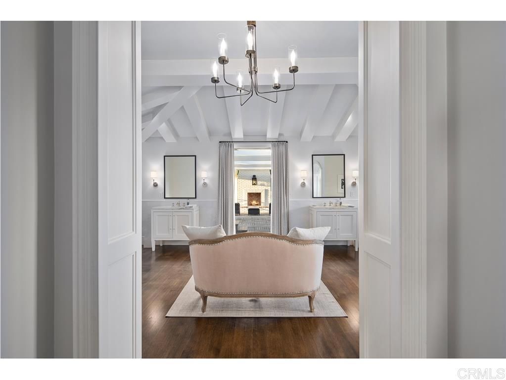 Chandelier, Fireplace, Interior, Living room, Wood Texture Flooring