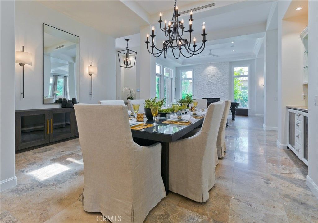 Chandelier, Dining room, Interior, Pendant Lights, Recessed Lighting