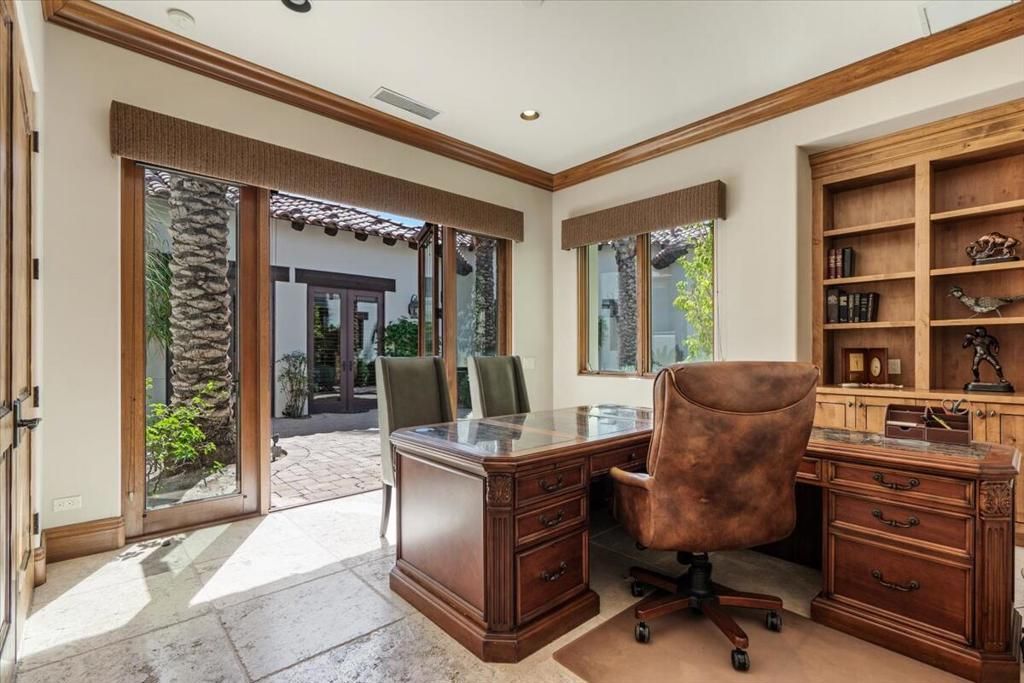 Home Office, Interior, Recessed Lighting