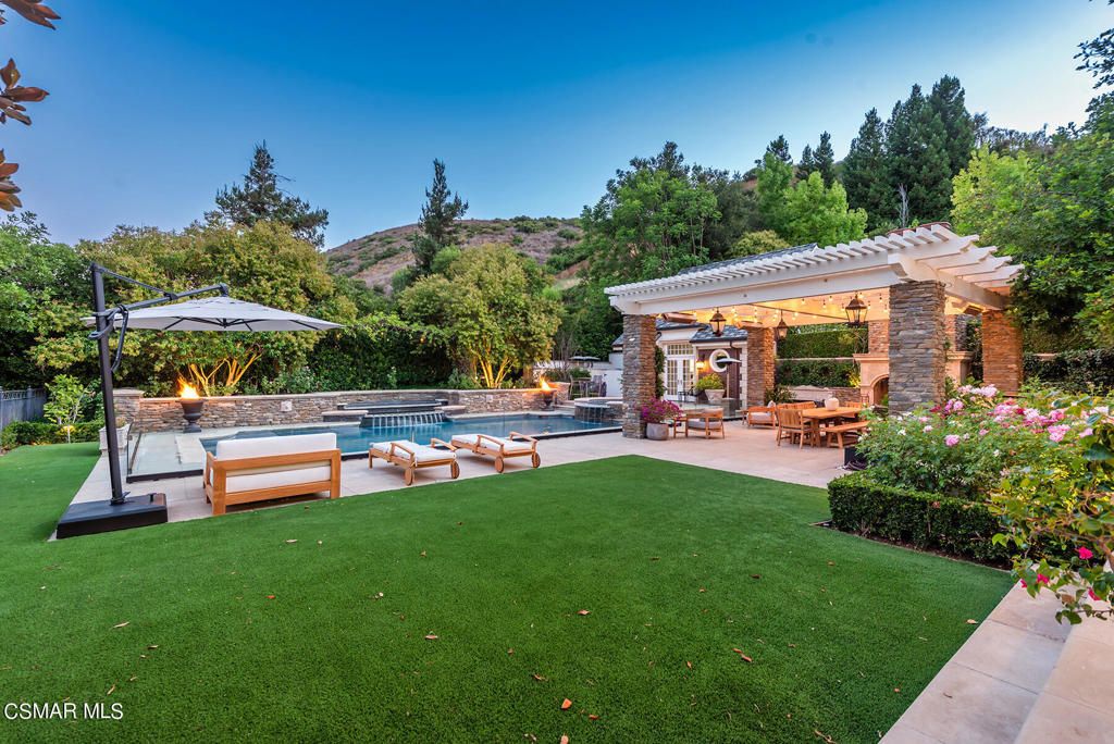 Backyard, Exterior, Fireplace, Pool
