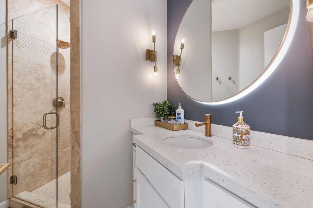 Bathroom, Glass Shower, Interior