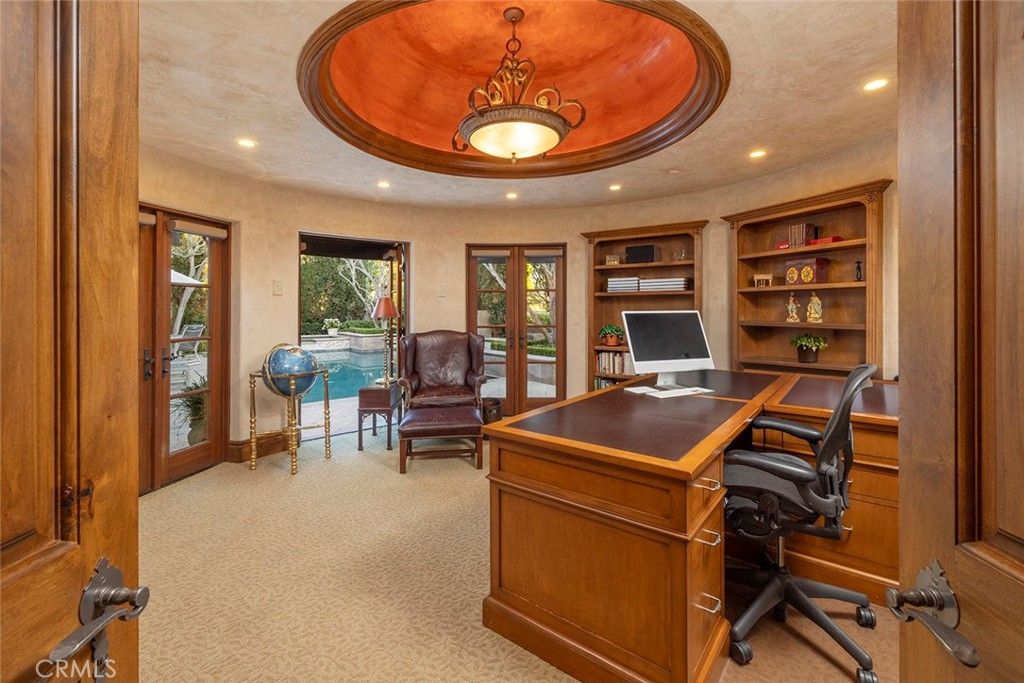 Home Office, Interior, Pendant Lights, Recessed Lighting