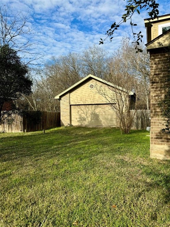 Backyard, Detached Garage, Exterior