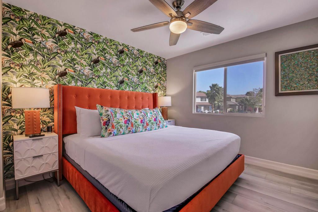 Bedroom, Interior, Wood Texture Flooring
