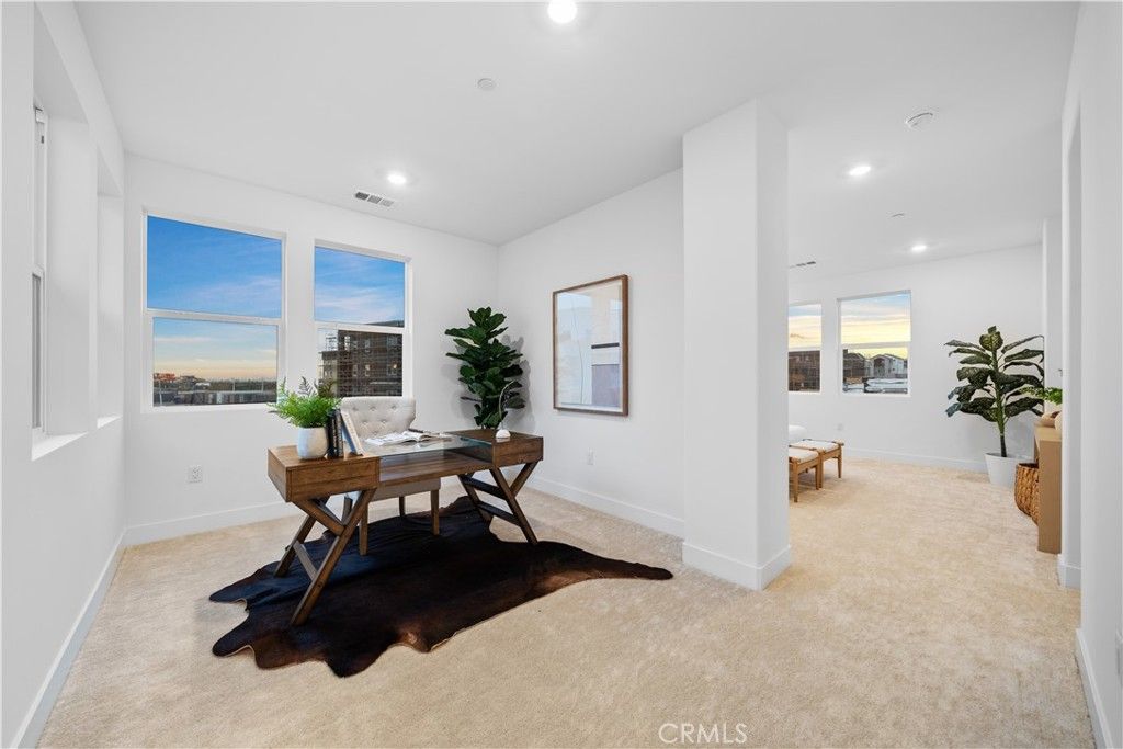 Home Office, Interior, Recessed Lighting
