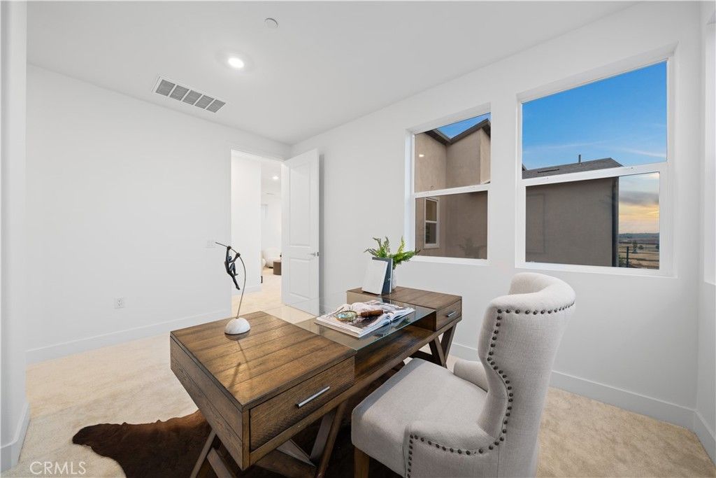 Home Office, Interior, Recessed Lighting