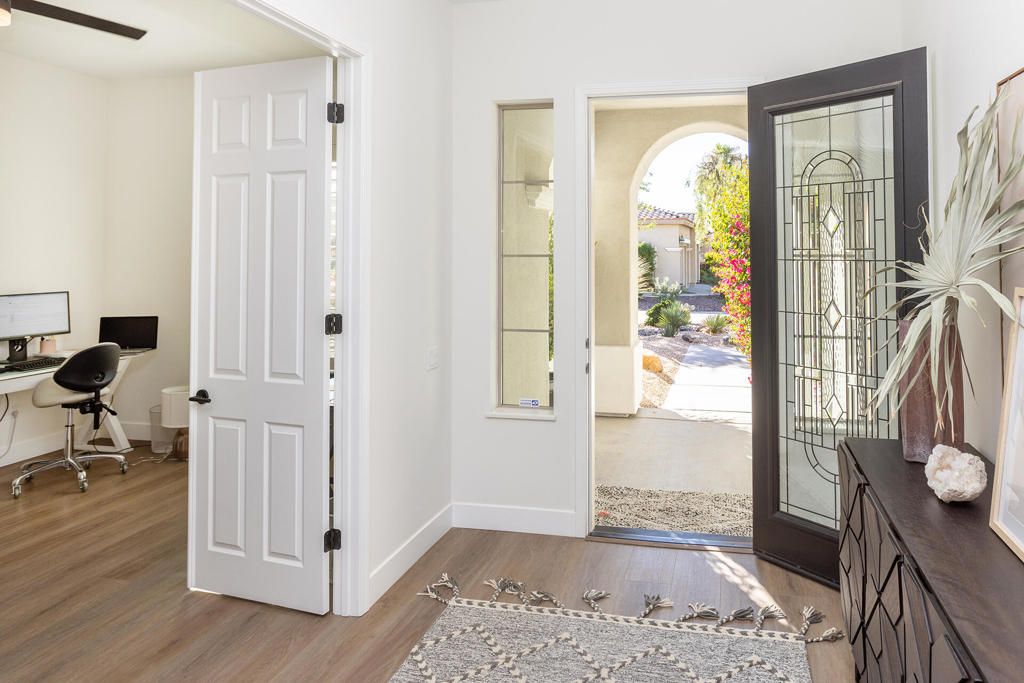 Home Office, Interior, Wood Texture Flooring