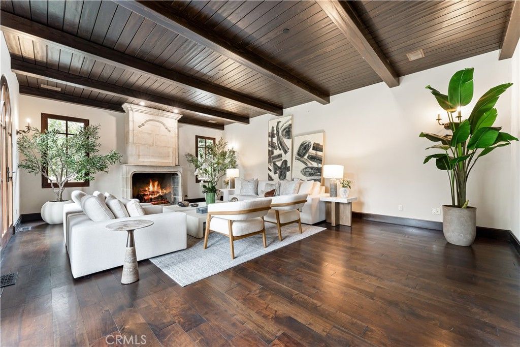 Fireplace, Interior, Living room, Wooden Beams, Wooden Ceilings, Wood Texture Flooring