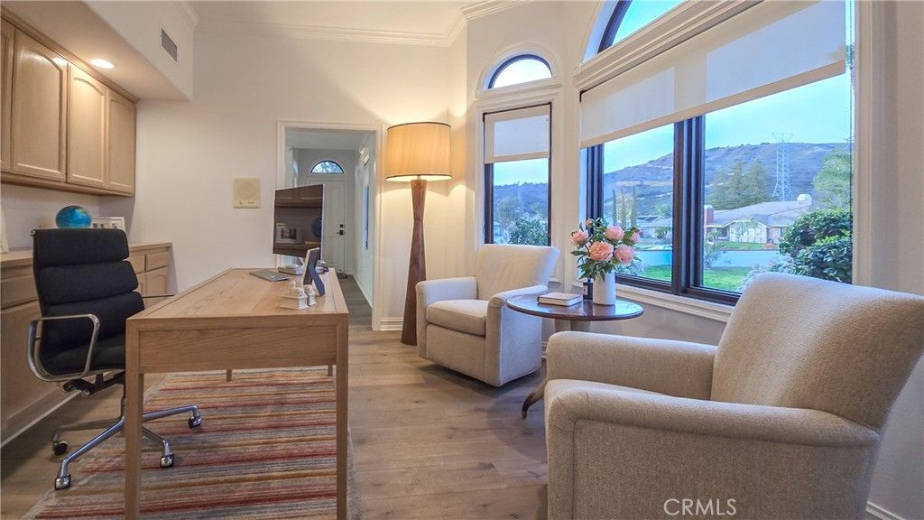Home Office, Interior, Wood Texture Flooring
