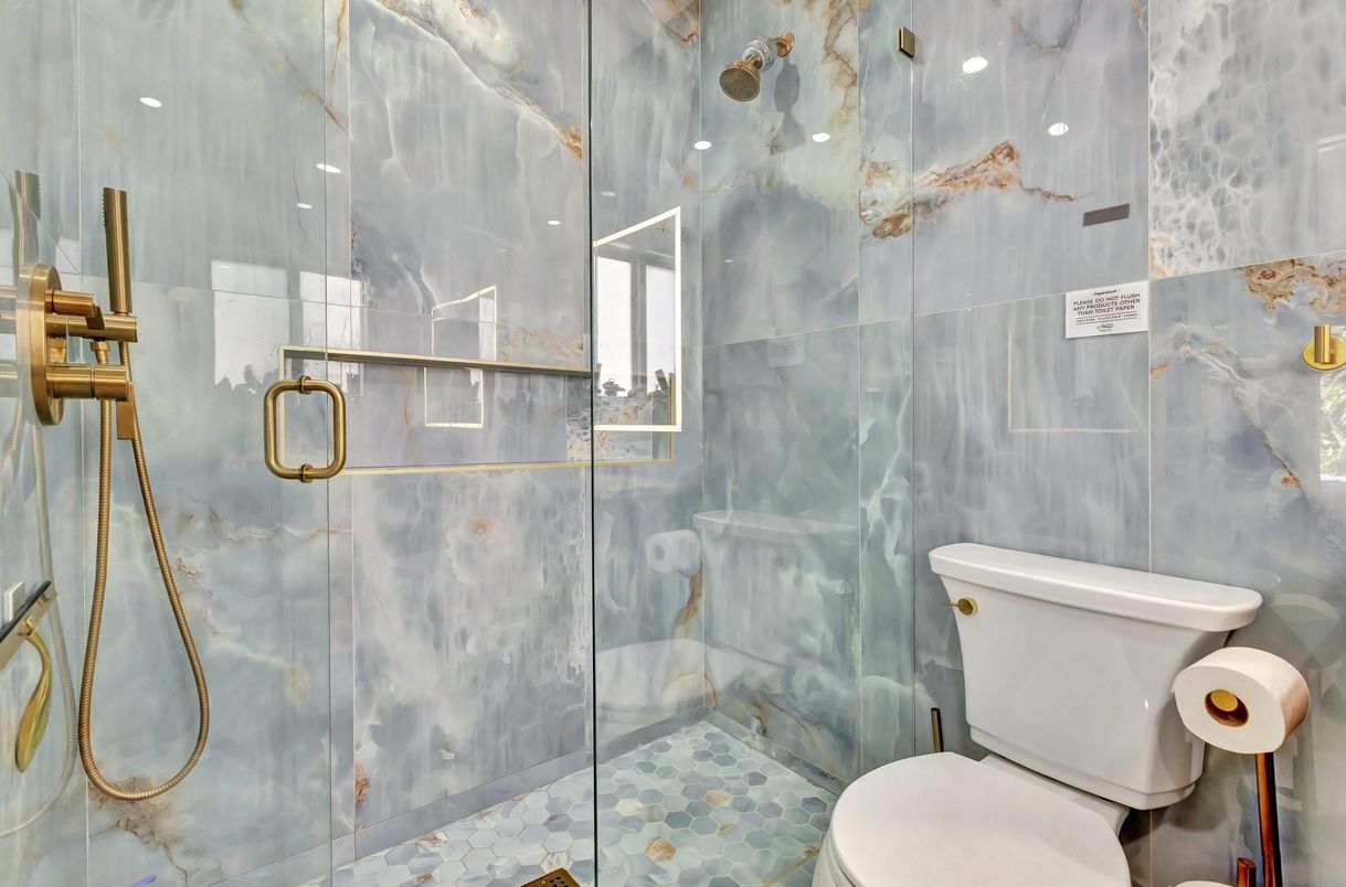 Bathroom, Glass Shower, Interior
