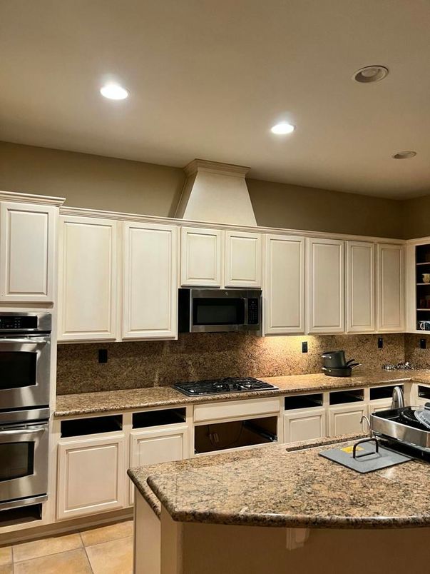 Interior, Kitchen, Recessed Lighting, Stainless Steel Appliances