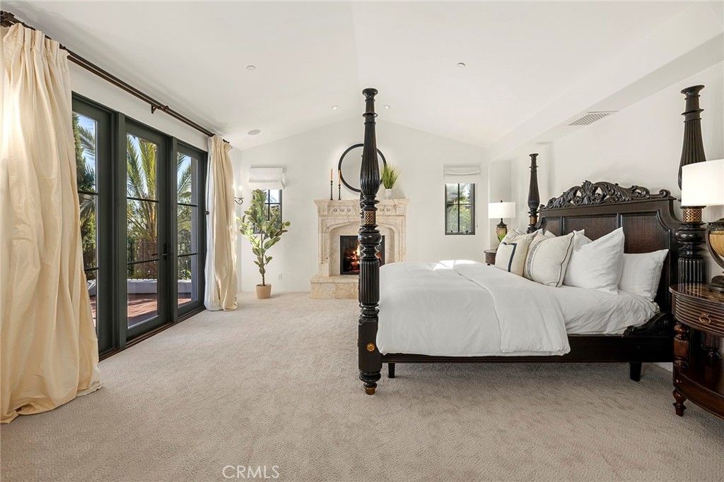Bedroom, Fireplace, Interior, Recessed Lighting