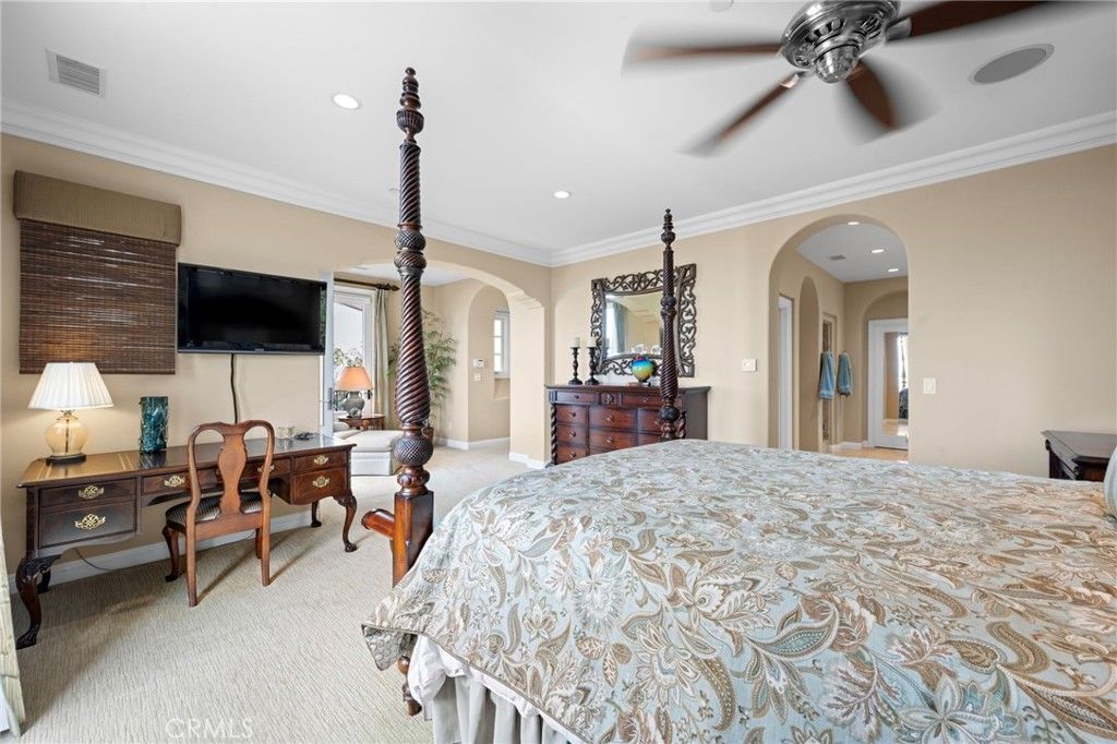 Bedroom, Home Office, Interior, Recessed Lighting