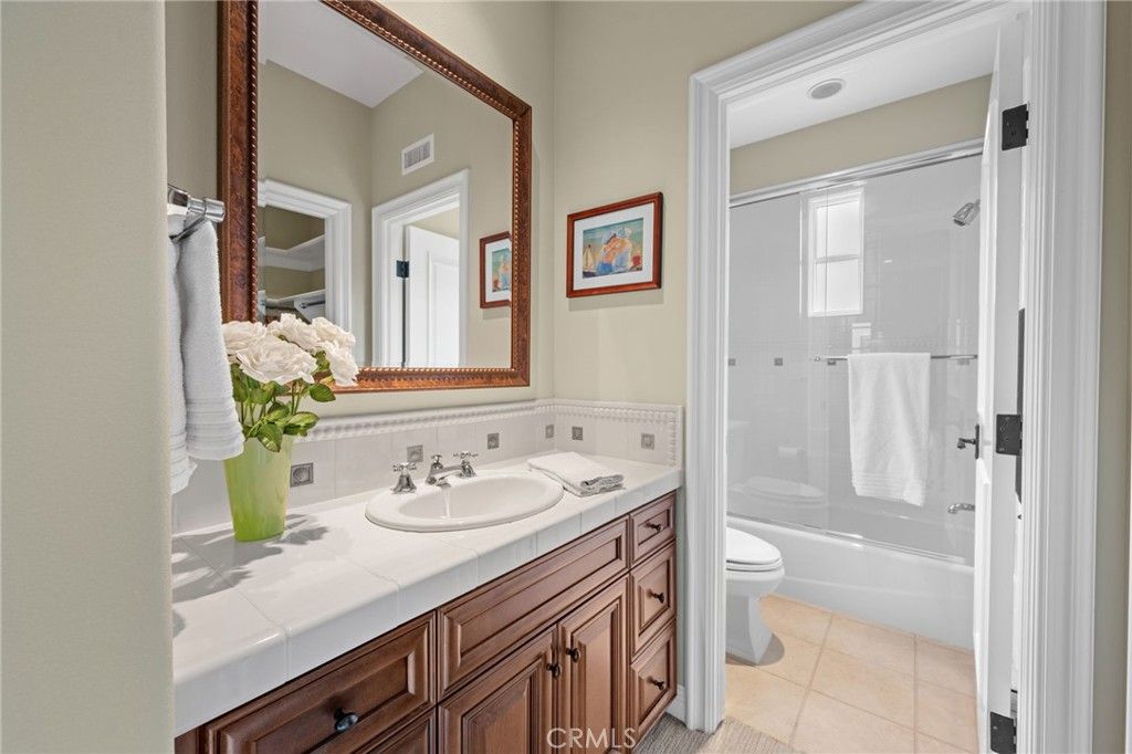 Bathroom, Glass Shower, Interior, Tile Countertops