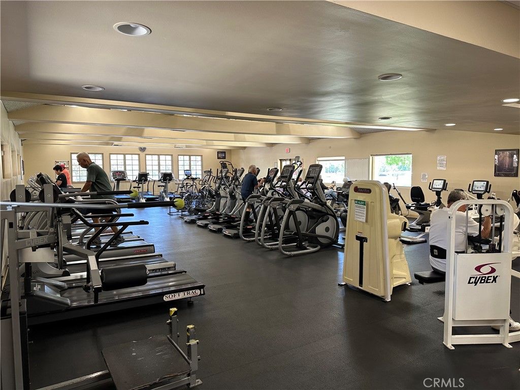Fitness Equipment, Gym, Interior, Recessed Lighting