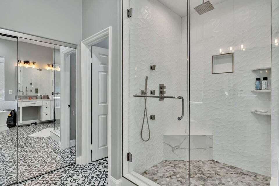 Bathroom, Glass Shower, Interior