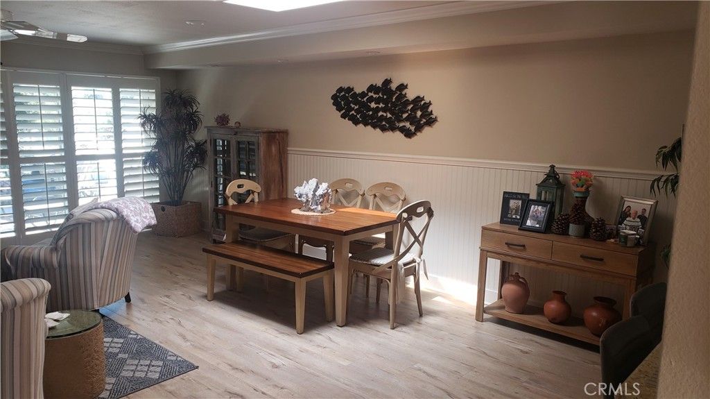 Dining room, Interior, Wood Texture Flooring
