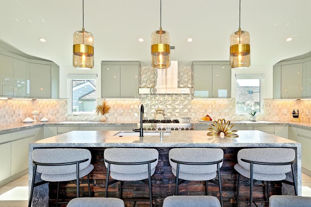 Interior, Kitchen, Pendant Lights, Recessed Lighting