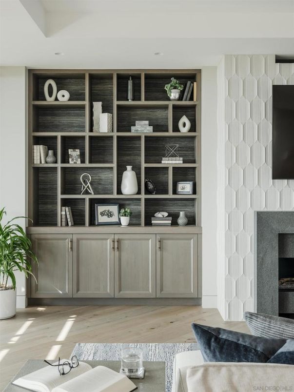 Fireplace, Interior, Wood Texture Flooring