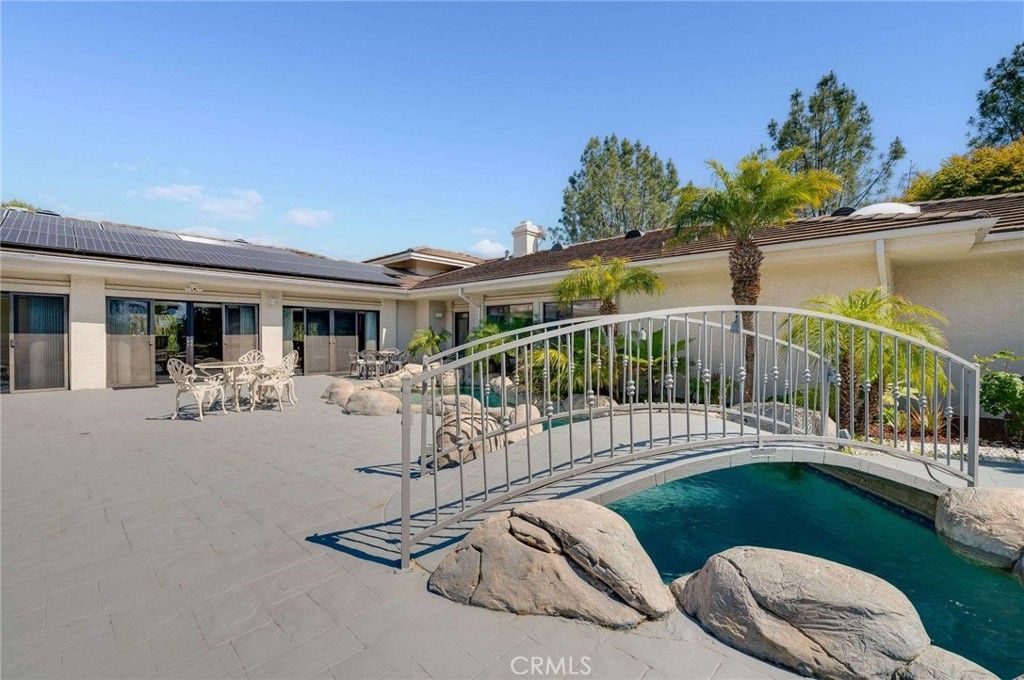 Exterior, Pool, Solar Panels