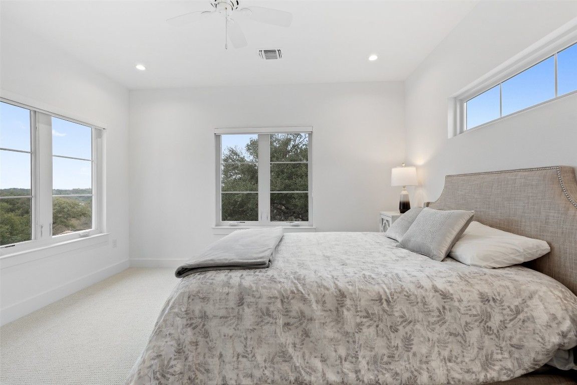 Bedroom, Interior, Recessed Lighting