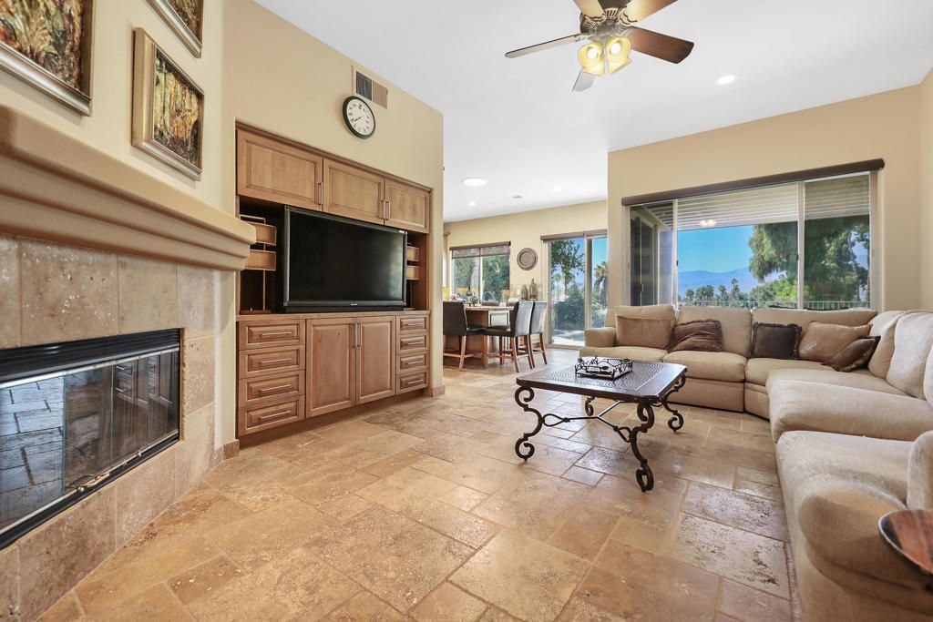 Dining room, Fireplace, Interior, Living room, Recessed Lighting