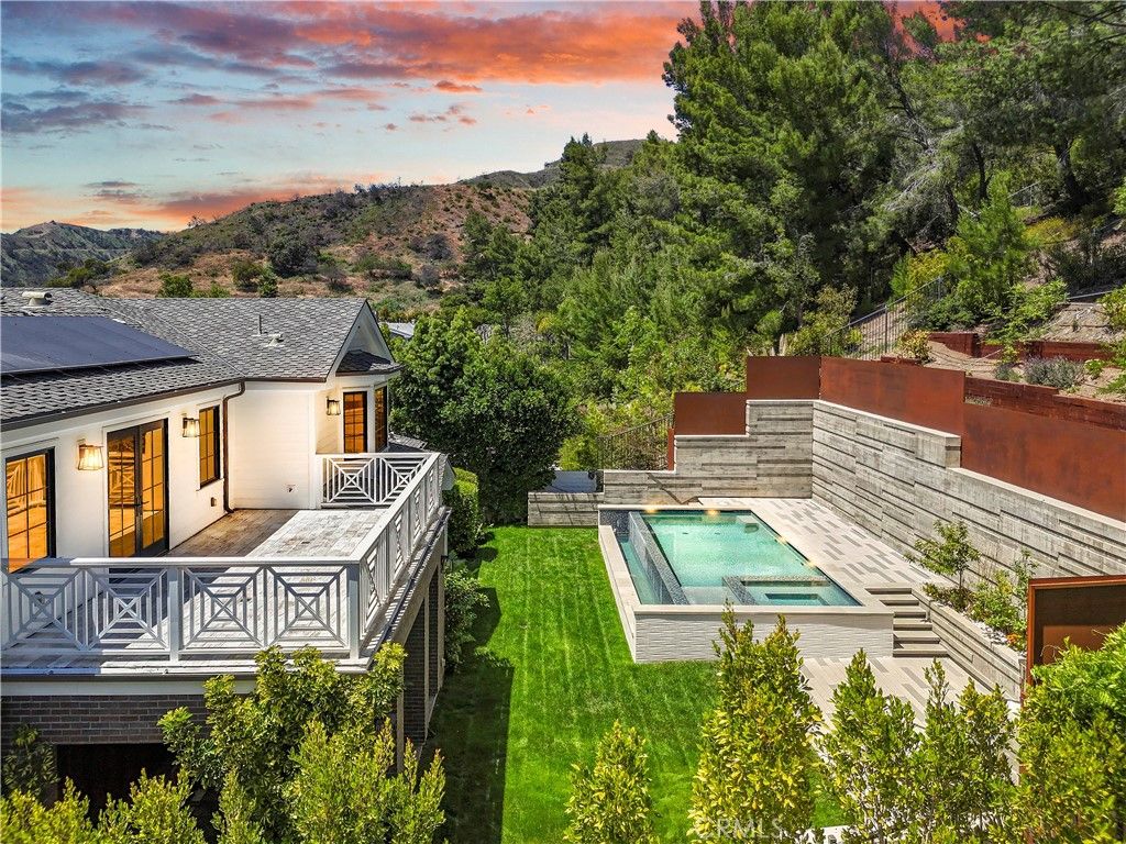 Exterior, Pool, Solar Panels