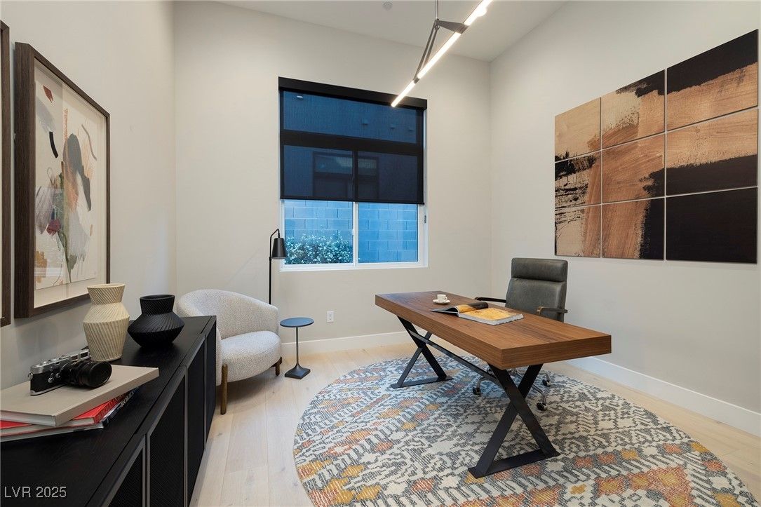 Home Office, Interior, Wood Texture Flooring