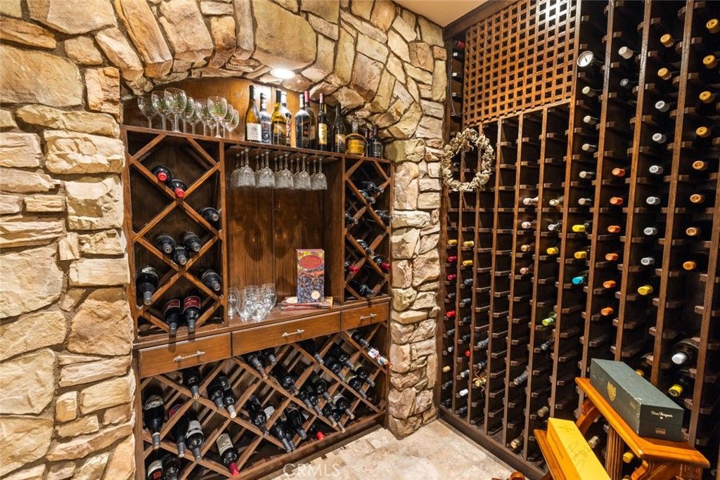Interior, Stone Walls, Wine Storage