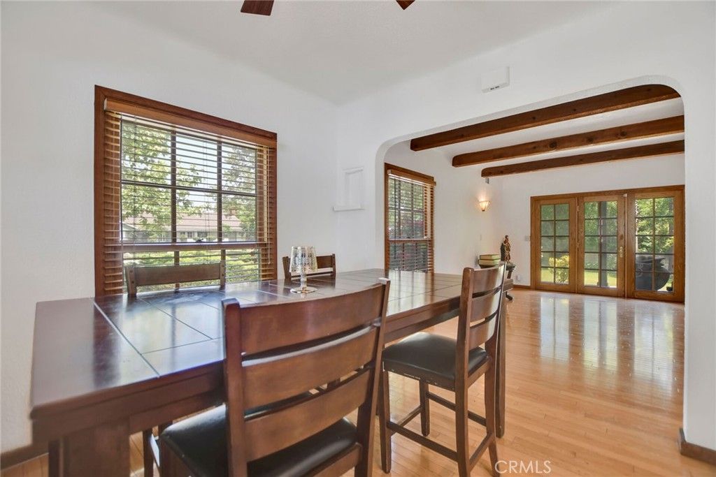 Dining room, Interior, Wooden Beams, Wood Texture Flooring