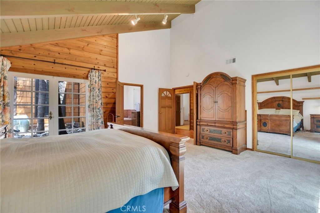 Bedroom, Interior, Wooden Beams, Wooden Ceilings, Wooden Walls