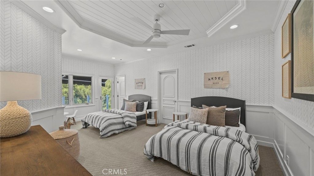 Bedroom, Interior, Recessed Lighting