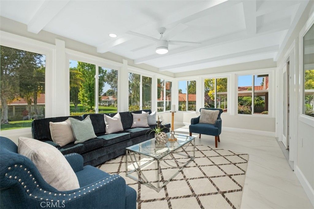Interior, Living room, Marble, Recessed Lighting, Sun Room