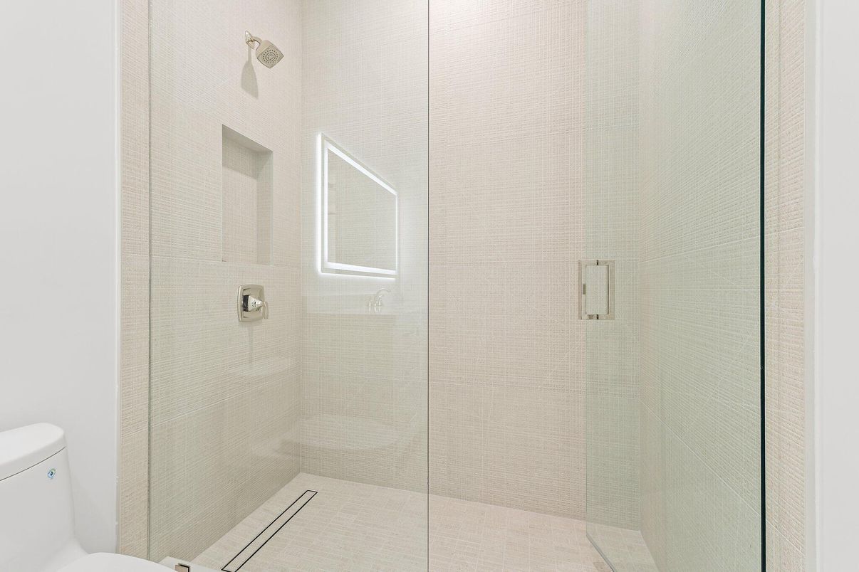 Bathroom, Glass Shower, Interior