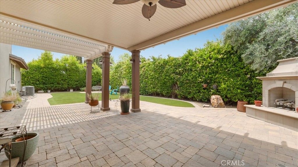 Backyard, Exterior, Fireplace