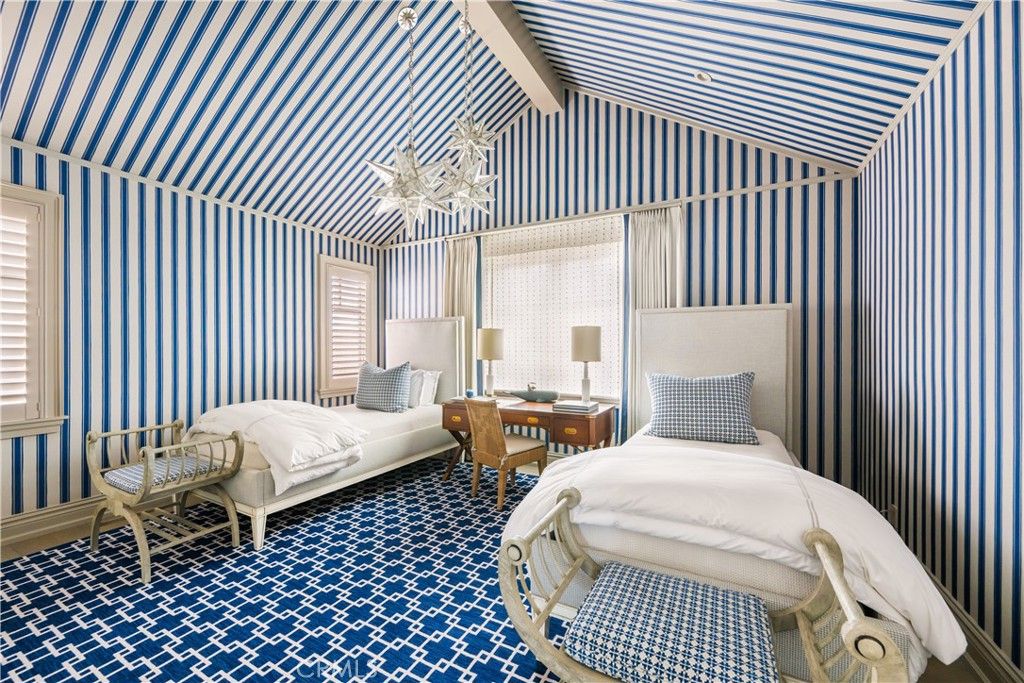 Bedroom, Chandelier, Interior