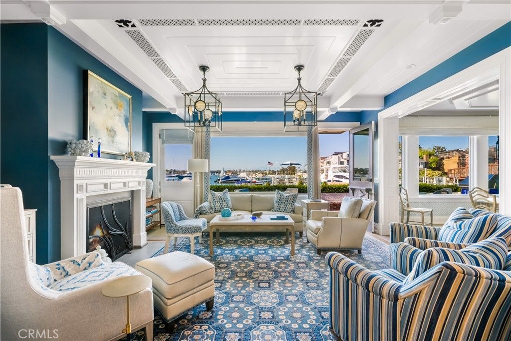 Chandelier, Fireplace, Interior, Living room, Pendant Lights